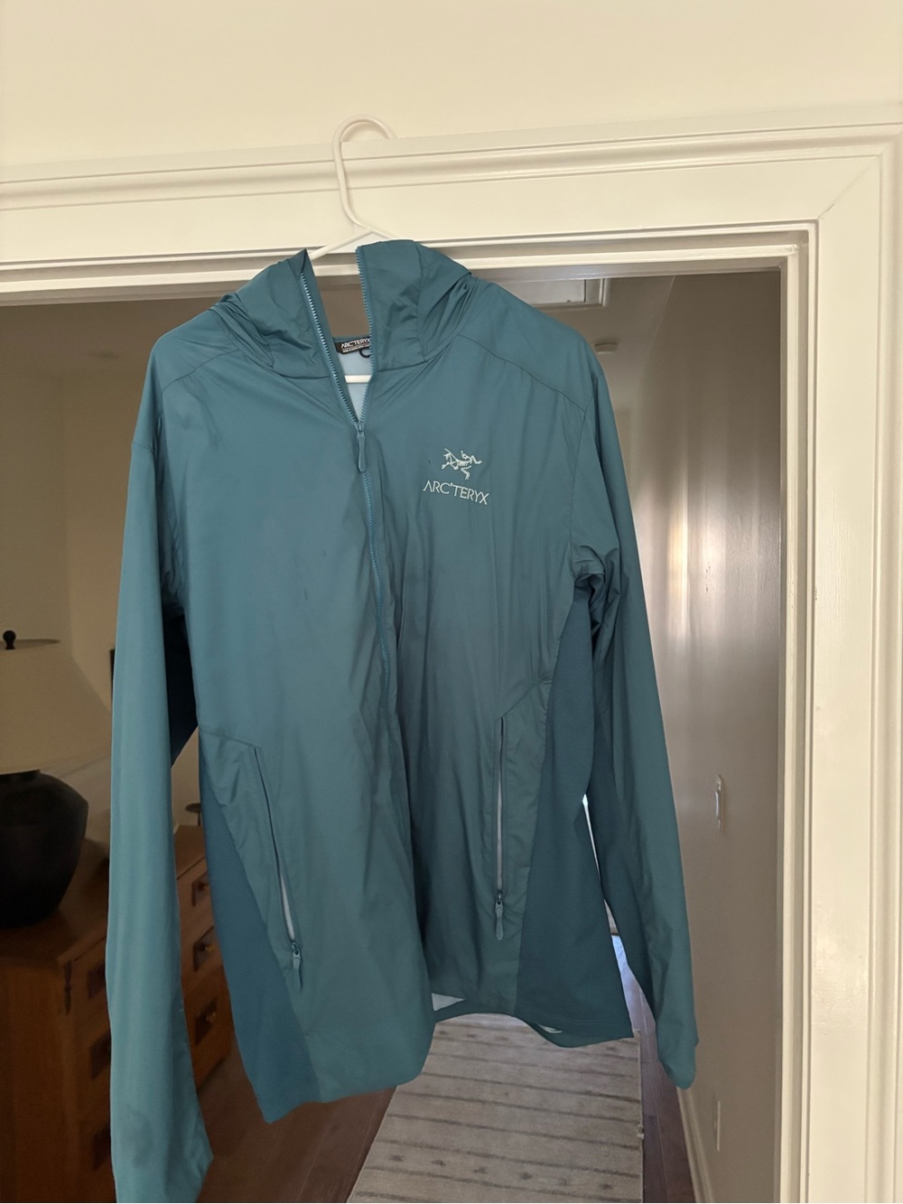 Arc'teryx Teal Hooded Shell Jacket